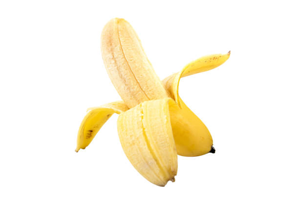 istock Banana peel isolated on white background 936190386