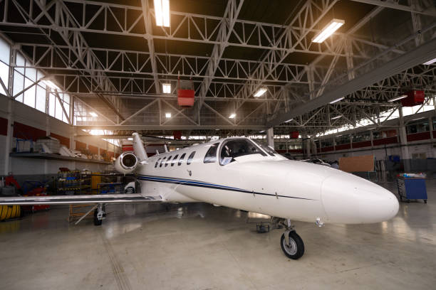 istock Aircraft in the hangar 936193578