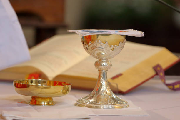 istock Priest celebrate mass at the church 936193984