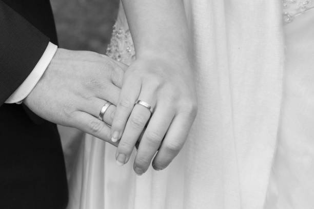 istock A bride, groom and wedding ring at a wedding 936194006