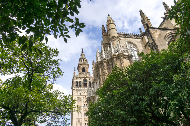 istock View of Giralda from orange tree courtyard 936203650