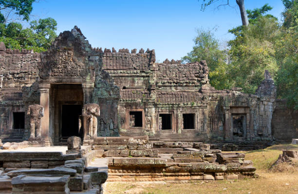istock temple Preah Khan ruins(12th Century) in Angkor Wat, Siem Reap, Cambodia 936203678