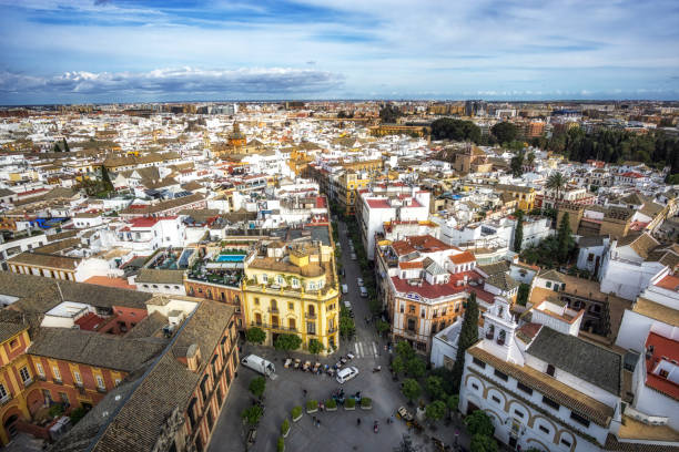 istock Seville city view 936213394