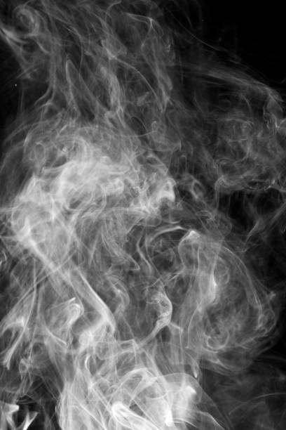 istock abstract background smoke curves and wave on black background 936238406