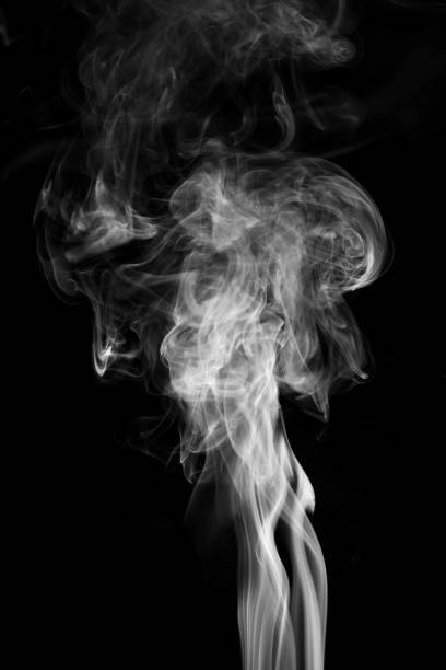 istock abstract background smoke curves and wave on black background 936240652