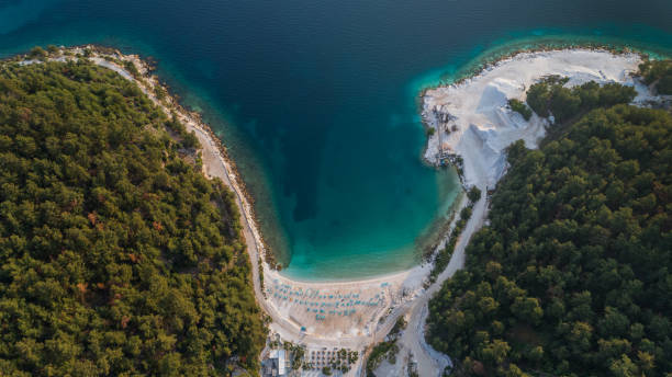 istock Porto Vathy Marble Beach in Thassos Island Greece 936268268