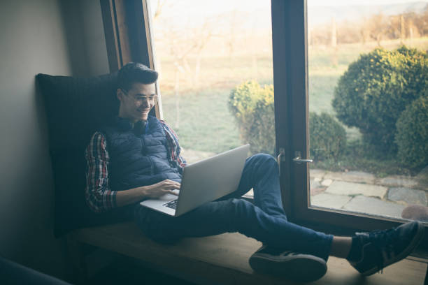 istock Teenager relaxing at home 936268406
