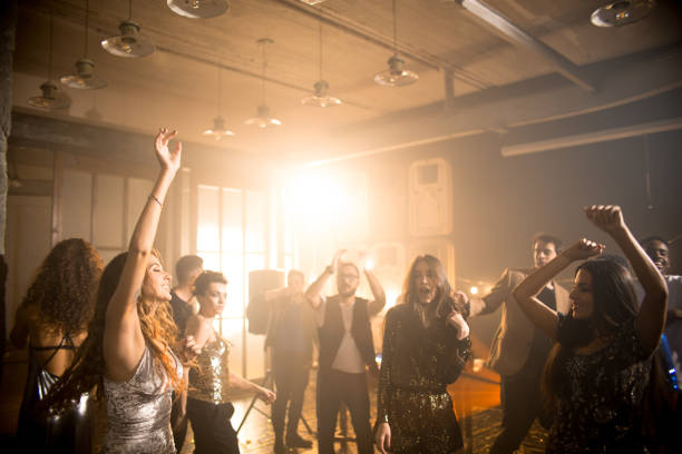 istock Celebrating New Year at Night Club 936274358