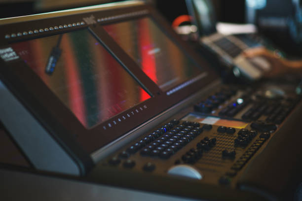 istock Modern equipment with a touchscreen and a large LCD screen. 936274720