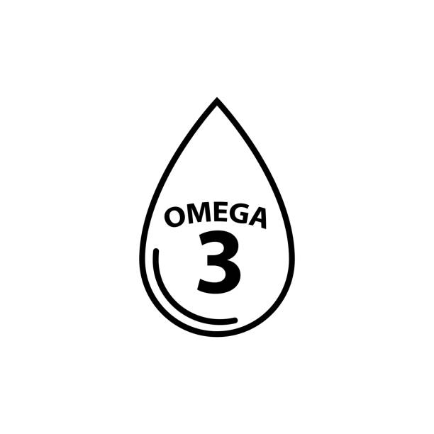 fish oil icon - vector illustration. vector illustration omega 3 stock illustrations