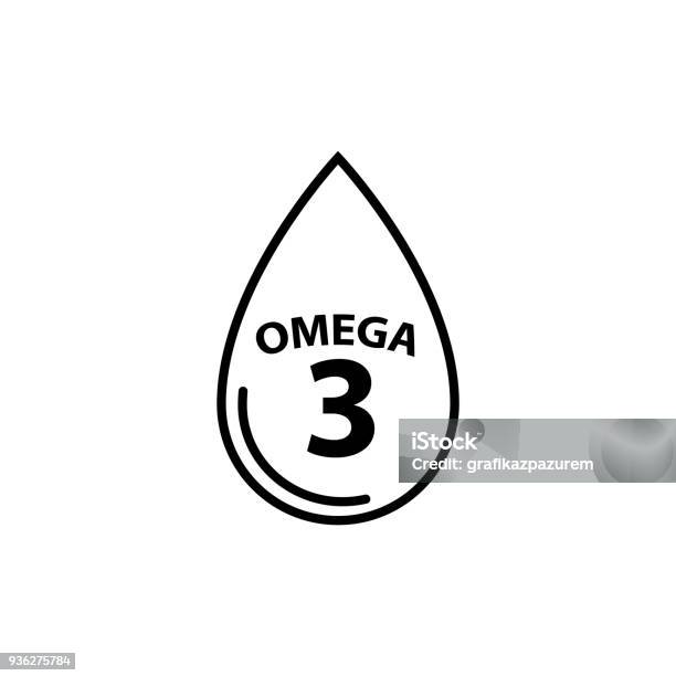 Fish Oil Icon Vector Illustration Stock Illustration - Download Image Now - Omega-3, Icon Symbol, Vitamin