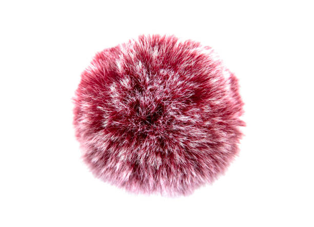 istock Fur ball isolated on white background 936276258