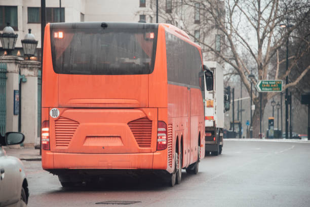 istock Modern coach bus in a city 936279062