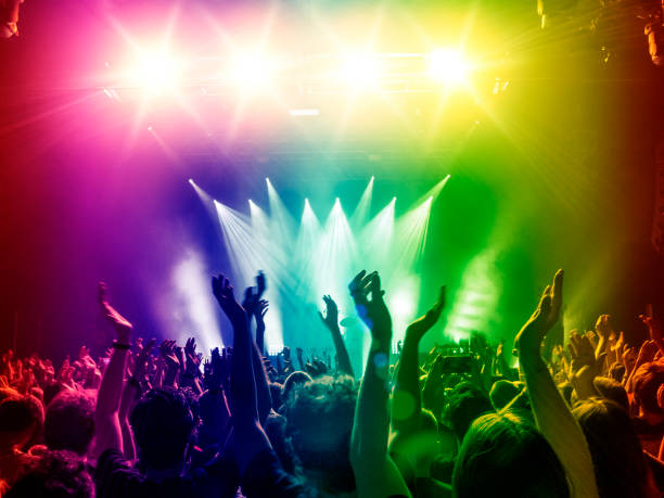 istock Concert crowd in front of a live stage 936280420