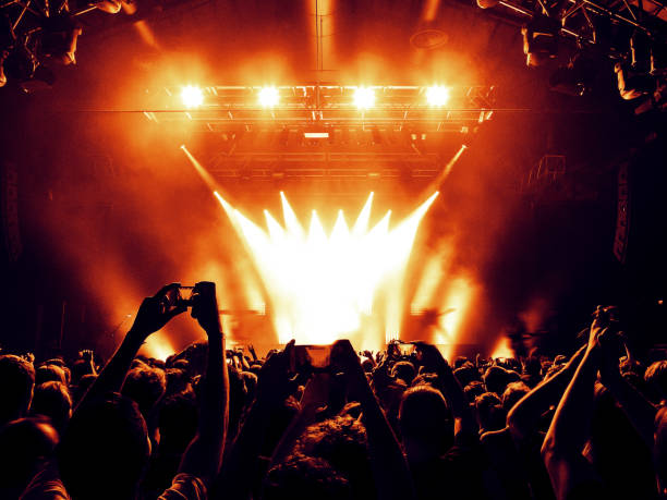istock Concert crowd in front of a live stage 936280424