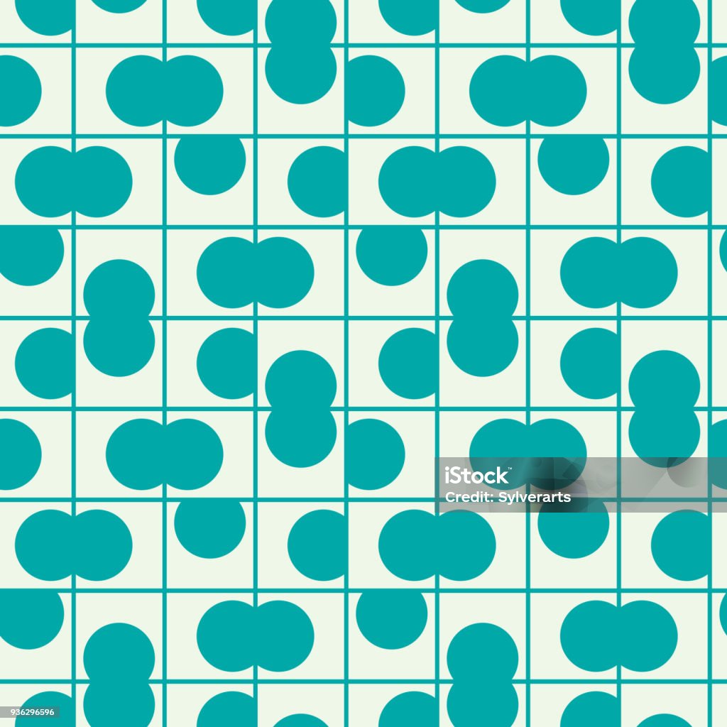 Graphic Simple Ornamental Tile Vector Repeated Pattern Made Using ...