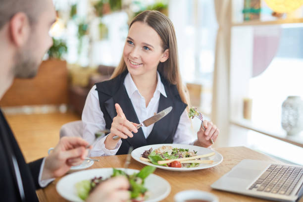 istock Woman at lunch 936302662