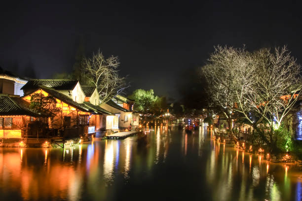 istock China's jiangnan wuzhen at night 936304246