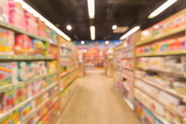 istock Blur bokeh background of market gallery 936304794