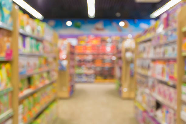 istock Blur bokeh background of market gallery 936304824