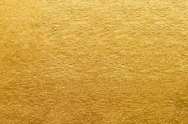 texture in lamina d'oro. sfondo astratto dorato - carta argentata foto e immagini stock