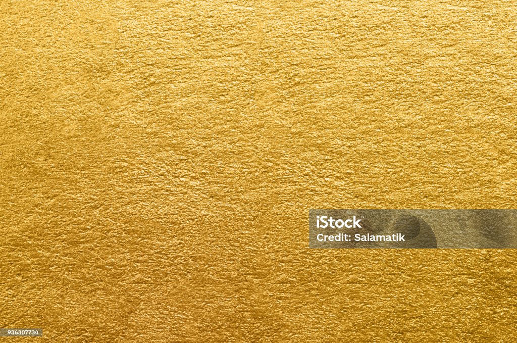 Gold foil texture. Golden abstract background Gold foil texture. Golden abstract background close-up Gold - Metal Stock Photo