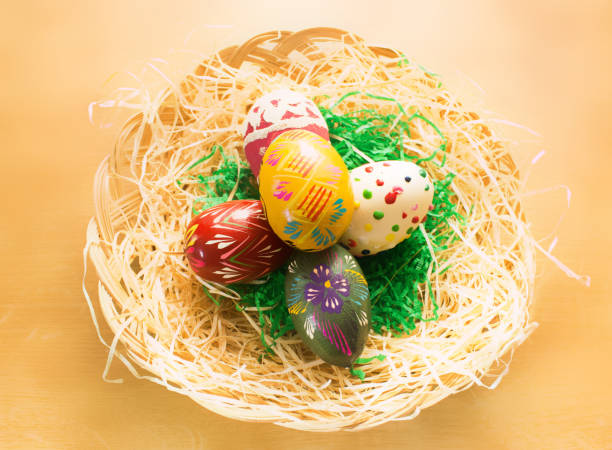 istock In the wicker basket are colorful easter eggs 936311958
