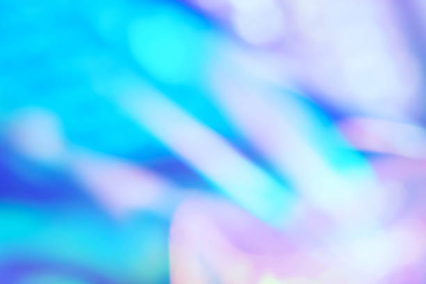 istock Holographic ultraviolet neon abstract unfocus background 936312296