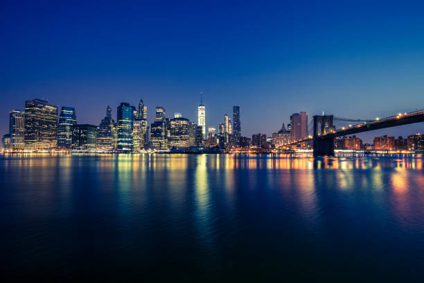 istock View of Manhattan by night 936317162