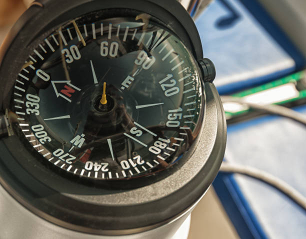 istock compass on a sailing boat pointing northeast 936326524