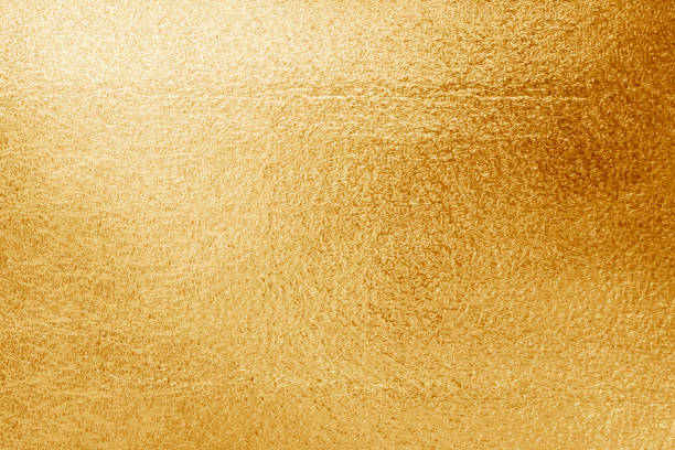 istock Shiny yellow leaf gold foil texture 936328784