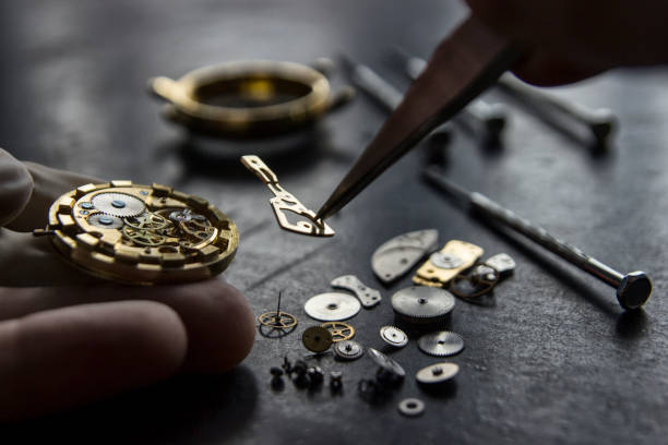 istock Mechanical watch repair 936330340