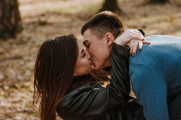 istock Beautiful couple in nature 936330682