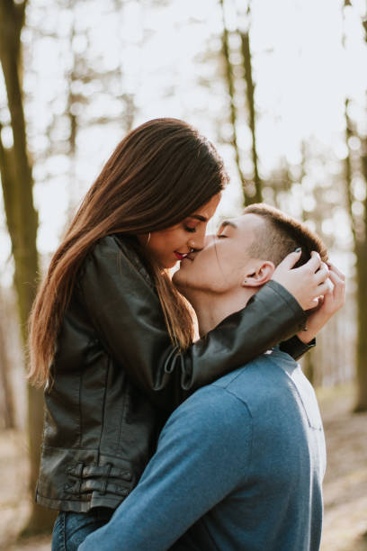 istock Beautiful couple in nature 936330684