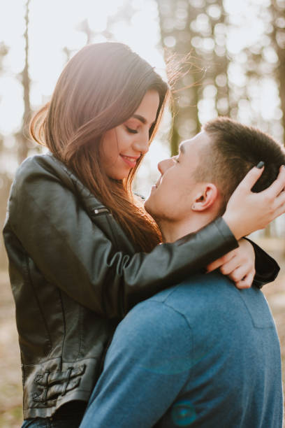 istock Beautiful couple in nature 936331020