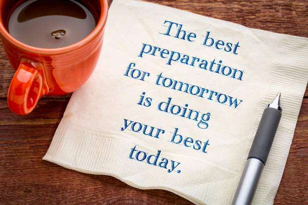 istock The best preparation for tomorrow is your best today 936331100