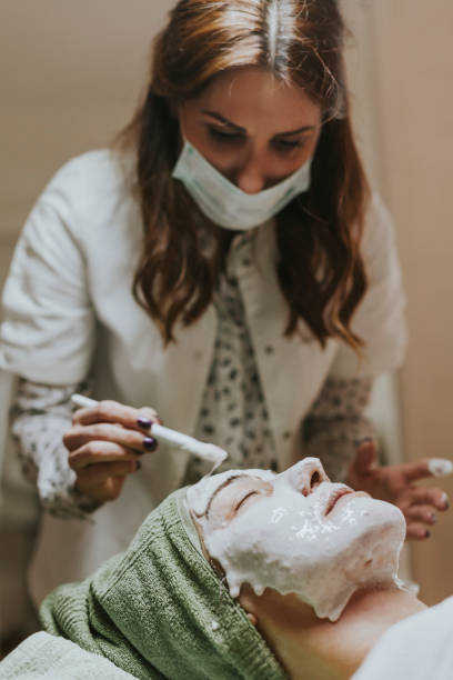 istock Beauty treatment with mask 936331300