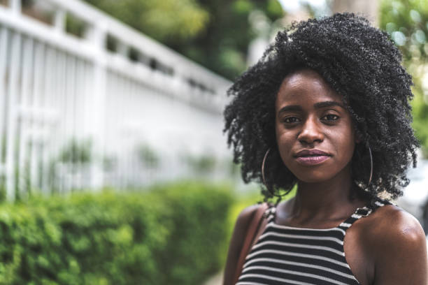 istock Afro young woman portrait 936331698