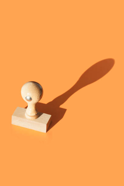 istock Old wooden office hand stamp 936337134