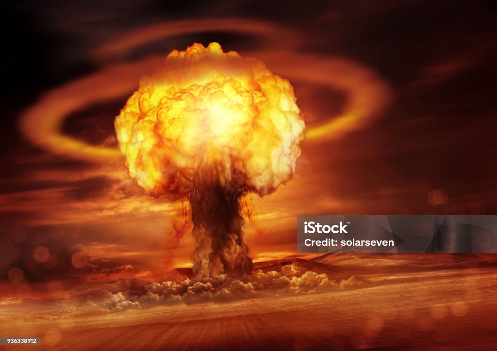 핵 폭탄 폭발 버섯 구름에 대한 스톡 사진 및 기타 이미지 - 버섯 구름, 폭발, 폭탄 - iStock