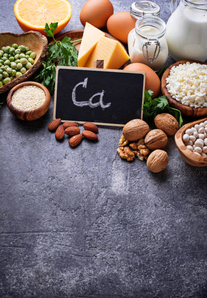 istock Set of food that is rich in calcium. 936339736