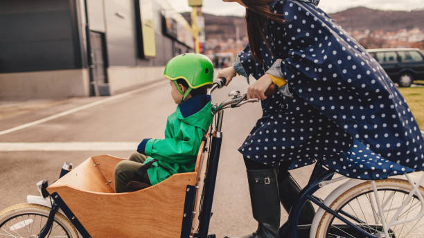 istock Cargo bike ride with my mom 936350068