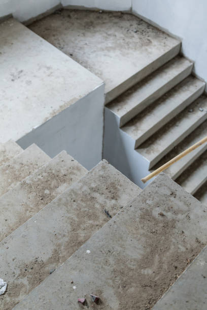 istock house construction concept with cement concrete stair 936350210