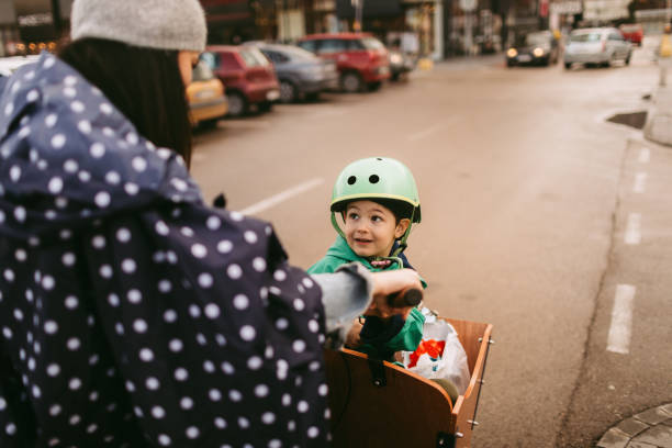 istock Amazing cargo bike ride 936351020