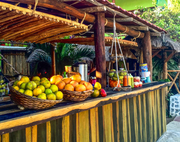istock Caribbean Outdoor Fresh Fruit Stand Market 936353366