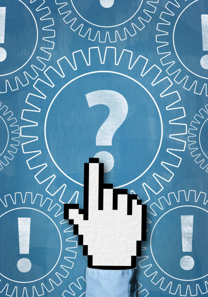 istock Question and ANSWERS with wheels on blue board (Click for more) 936361438