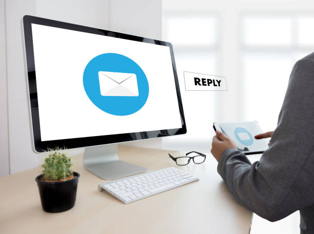 istock reply the message email on computer Businessman is working to important reminder 936362474