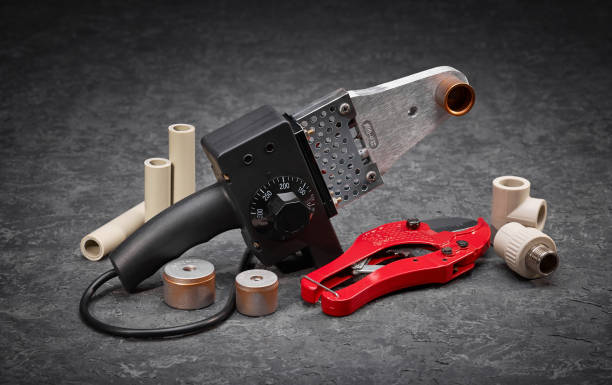 istock Hand tools and spare parts for waterworks 936364366