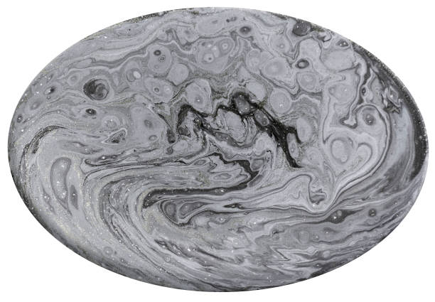 istock Imitation of a cross section gemstone texture. Natural marble texture isolated on white background. Mineral stone pattern. 936364528