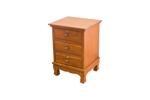 istock The wooden drawer desk isolated with clipping Path 936365790